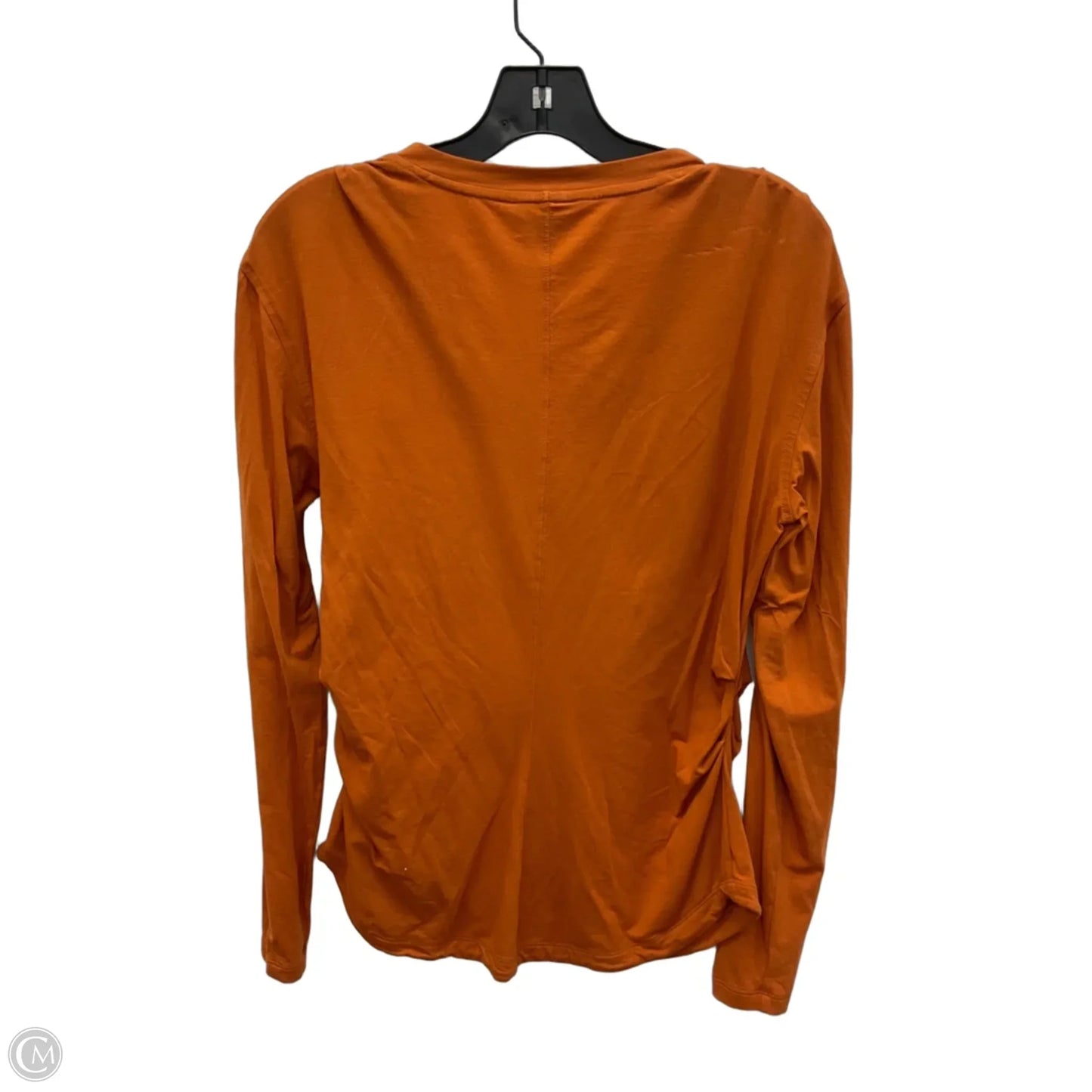 Athletic Top Long Sleeve Crewneck By Athleta In Orange, Size: M