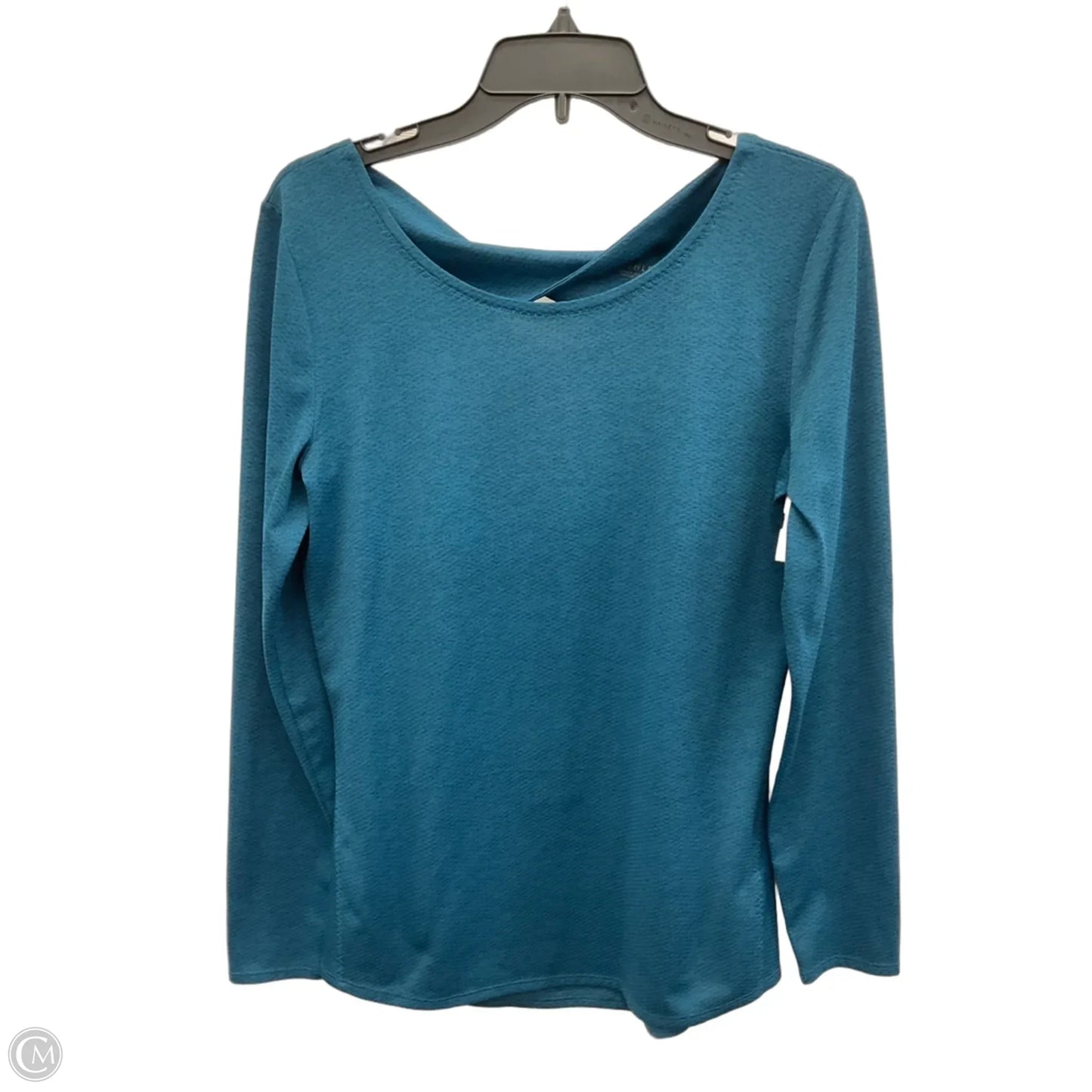 Athletic Top Long Sleeve Crewneck By Athleta In Teal, Size: M