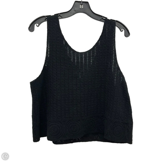 Top Sleeveless By J. Jill In Black, Size: M