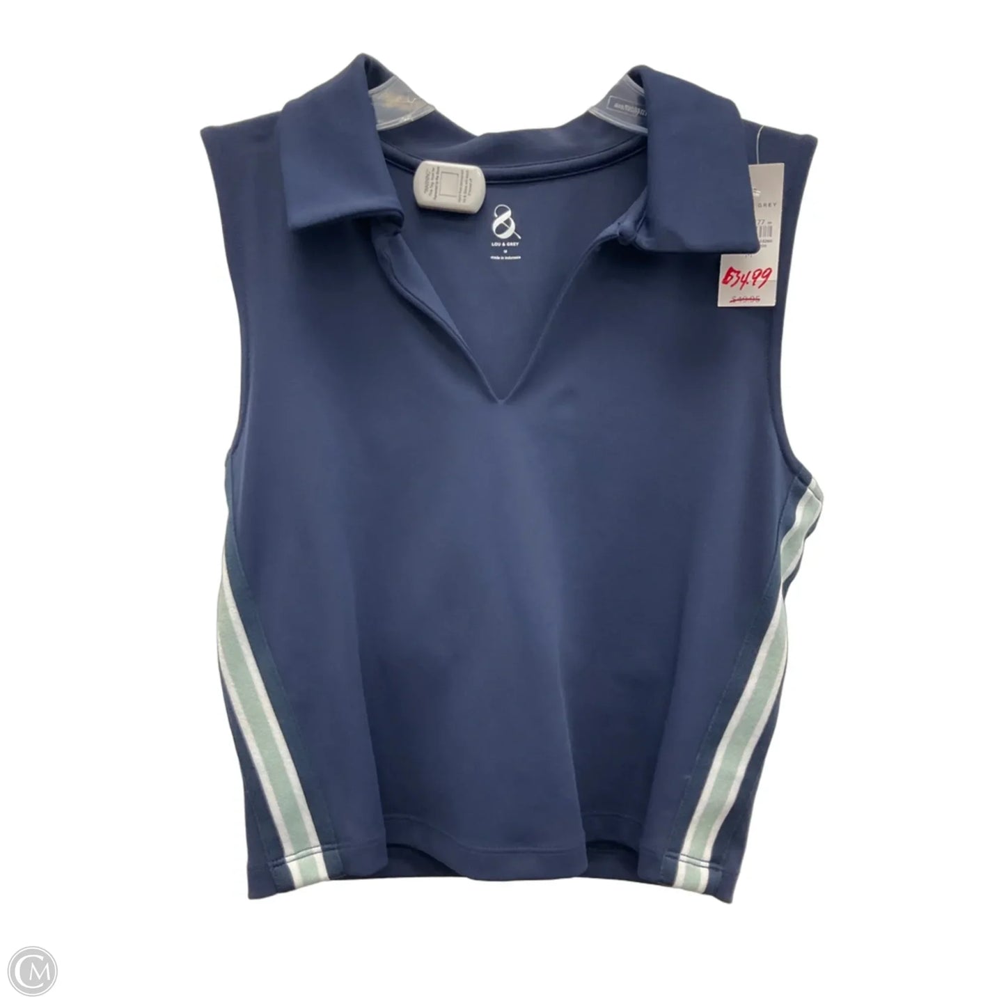 Athletic Tank Top By Lou And Grey In Blue, Size: M