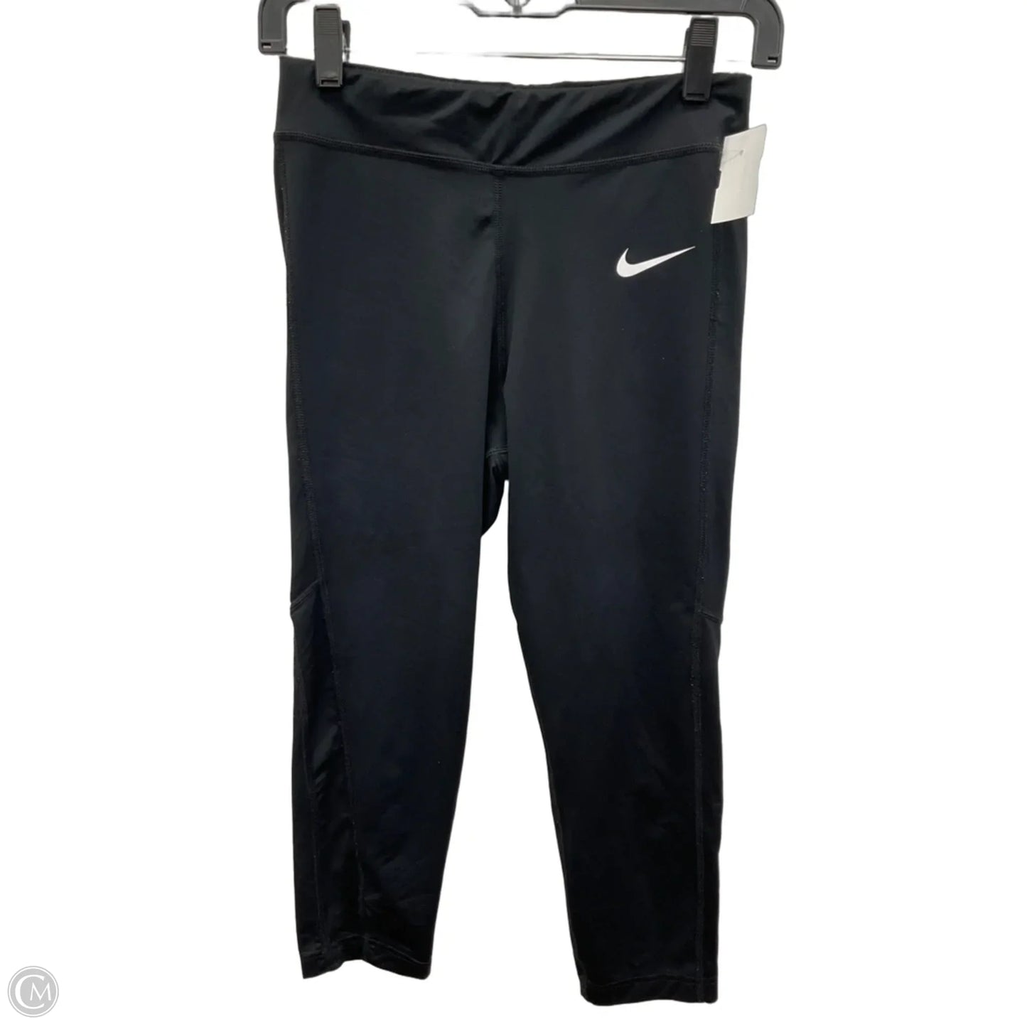 Athletic Leggings Capris By Nike Apparel In Black, Size: S
