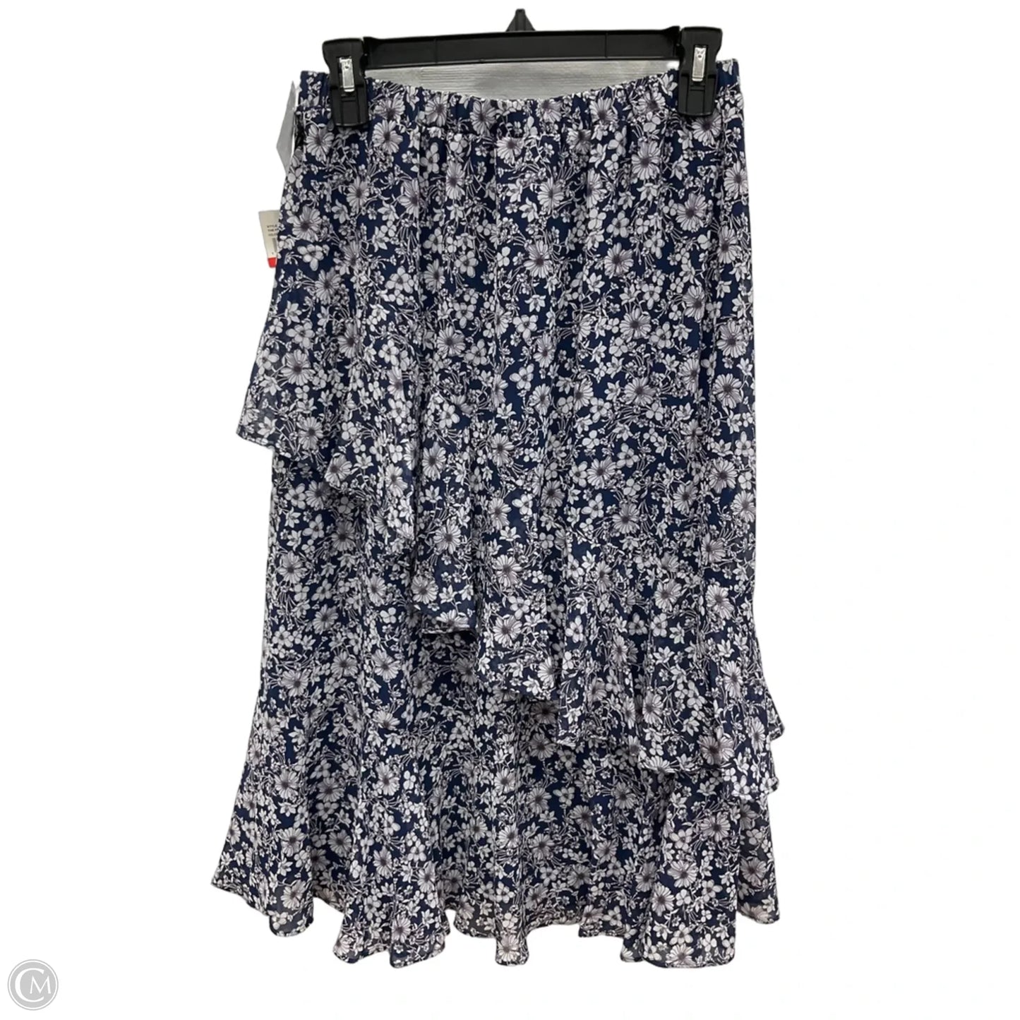 Skirt Midi By 1.state In Floral Print, Size: Xs
