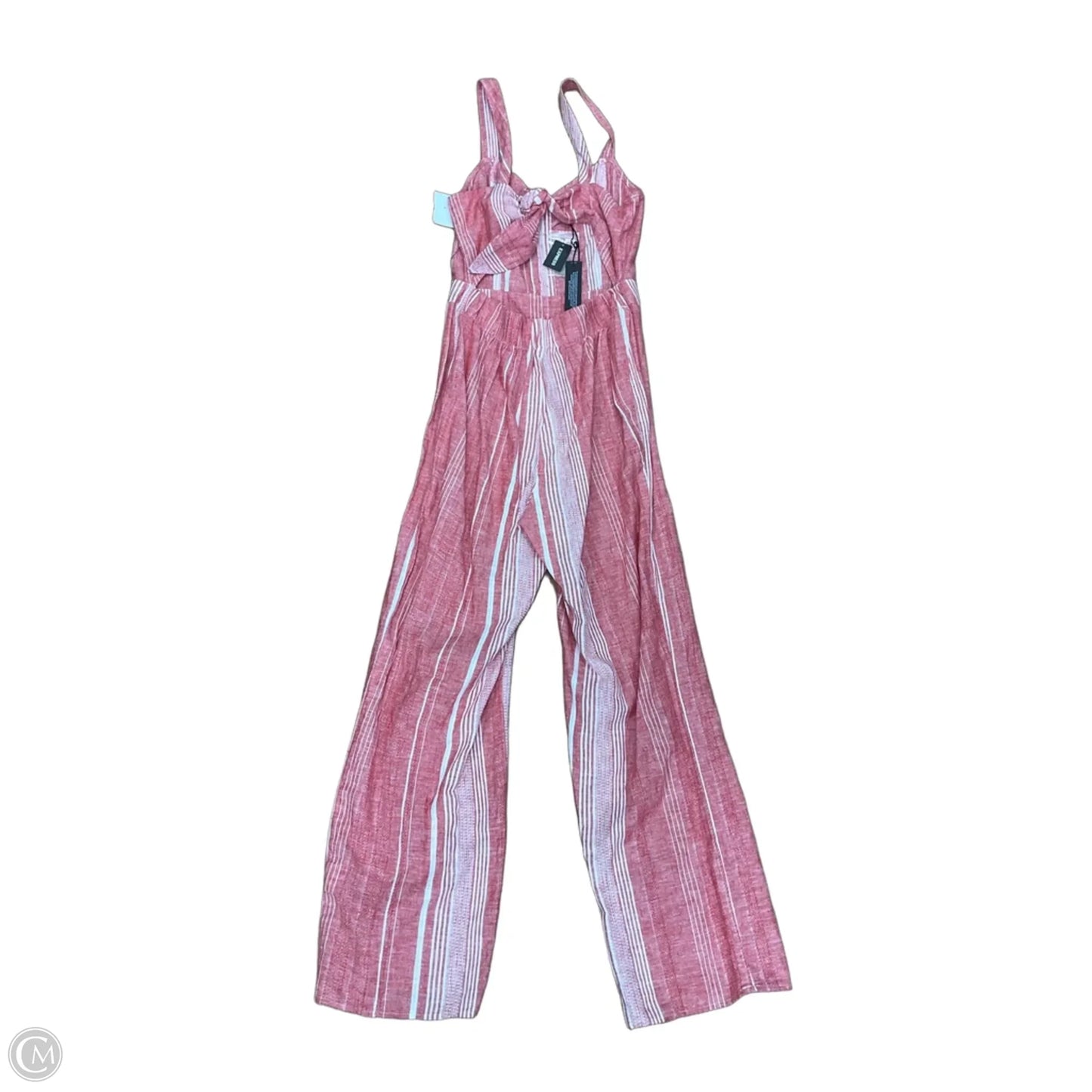 Jumpsuit By Express In Red & White, Size: S