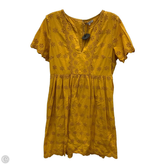Dress Casual Short By Madewell In Yellow, Size: Xl