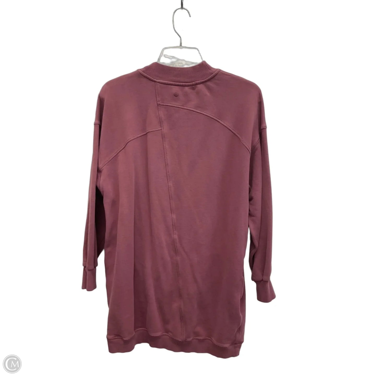 Athletic Sweatshirt Crewneck By Lululemon In Mauve, Size: S