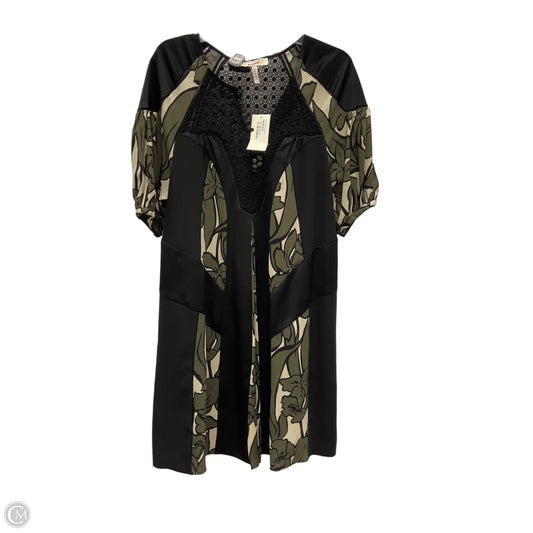 Dress Party Short By Bcbgmaxazria In Black & Green, Size: M