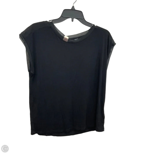Top Short Sleeve By Tahari In Black, Size: M