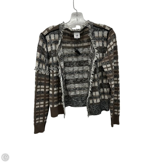 Cardigan By Cabi In Black & Brown, Size: Xs