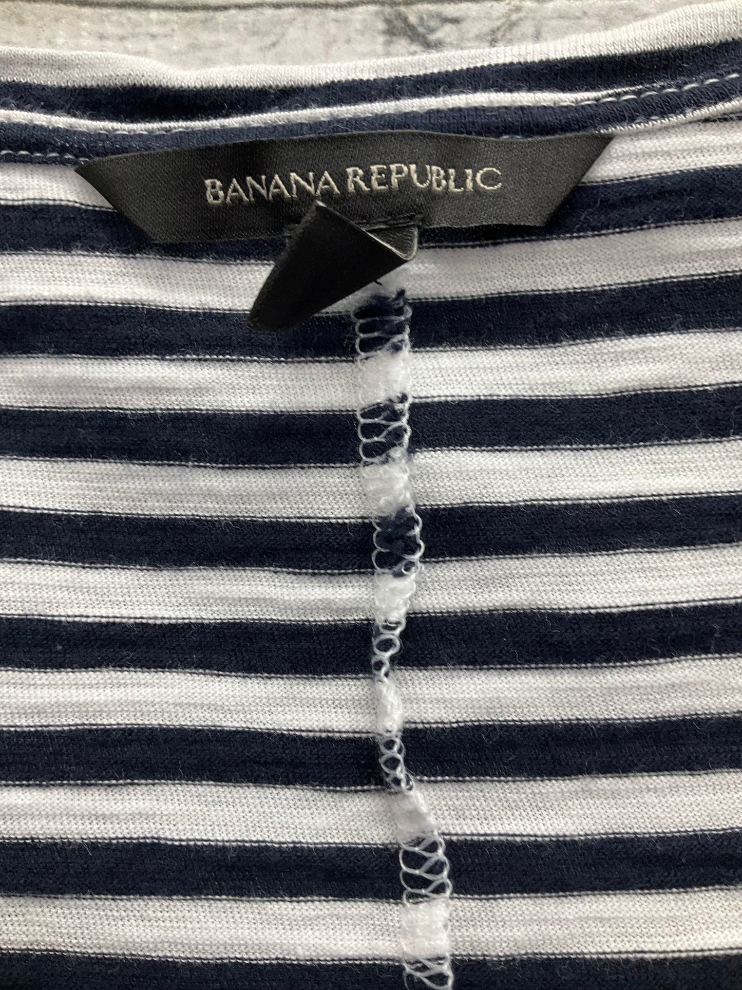 Navy Top Short Sleeve Banana Republic, Size S