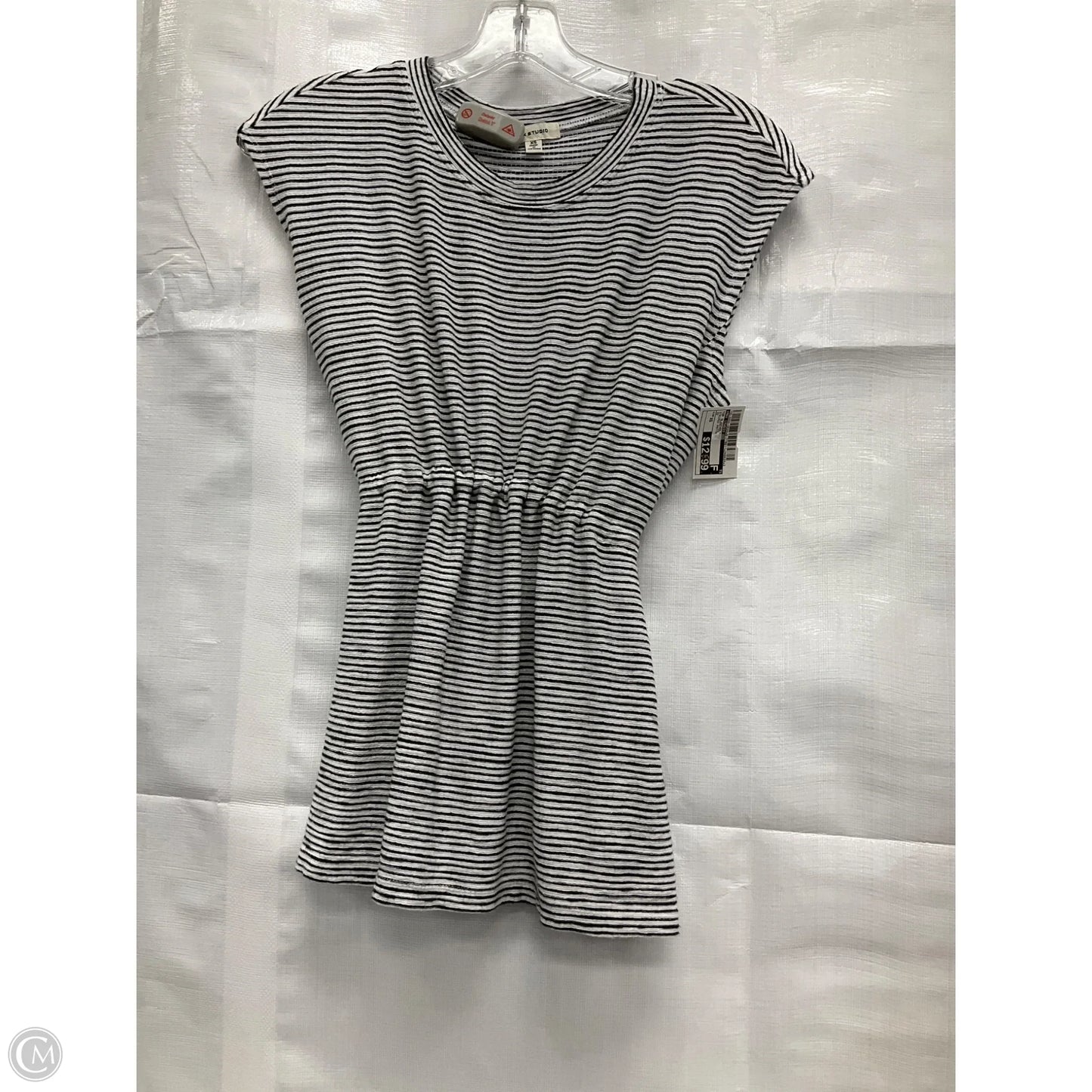 Top Sleeveless By Max Studio In Striped Pattern, Size: Xs