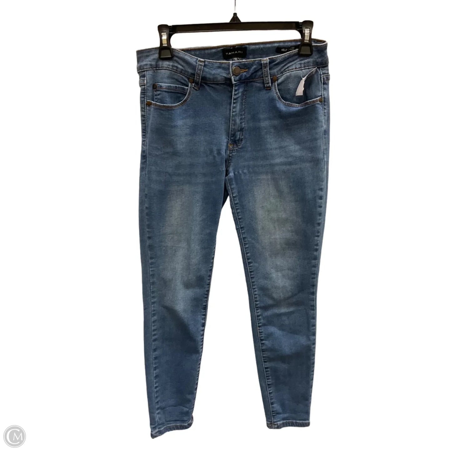 Jeans Skinny By Tahari In Denim Blue, Size: 6