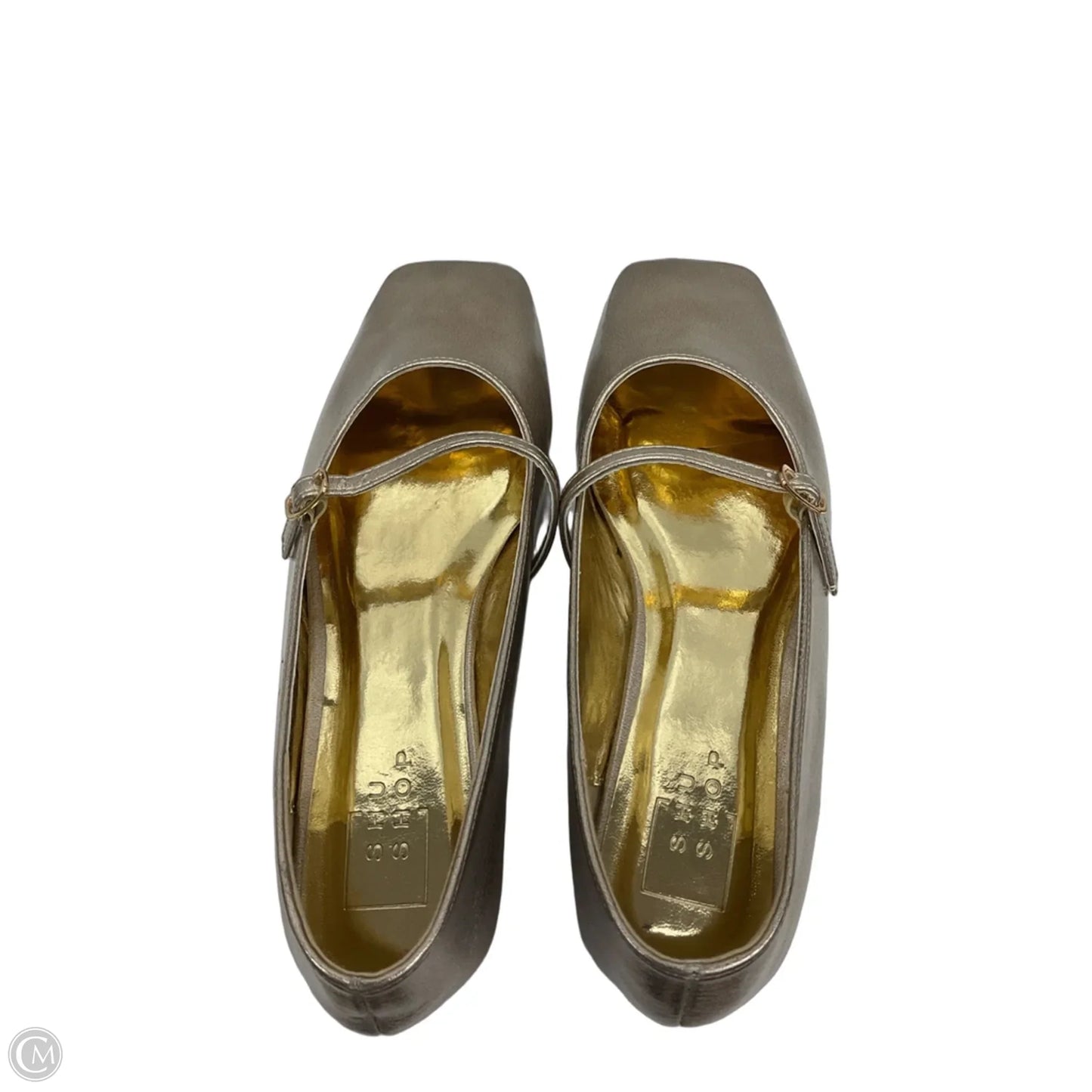 Shoes Flats By Shu Shop In Gold, Size: 8