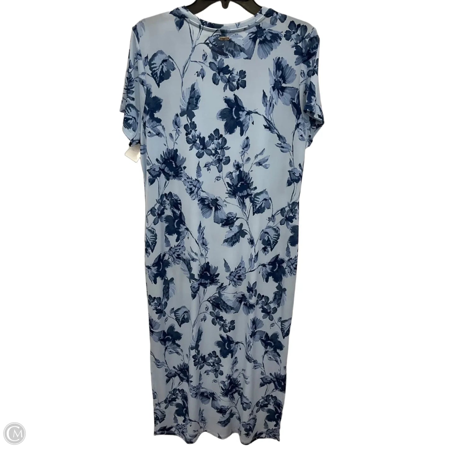 Dress Casual Maxi By Calvin Klein In Blue, Size: L