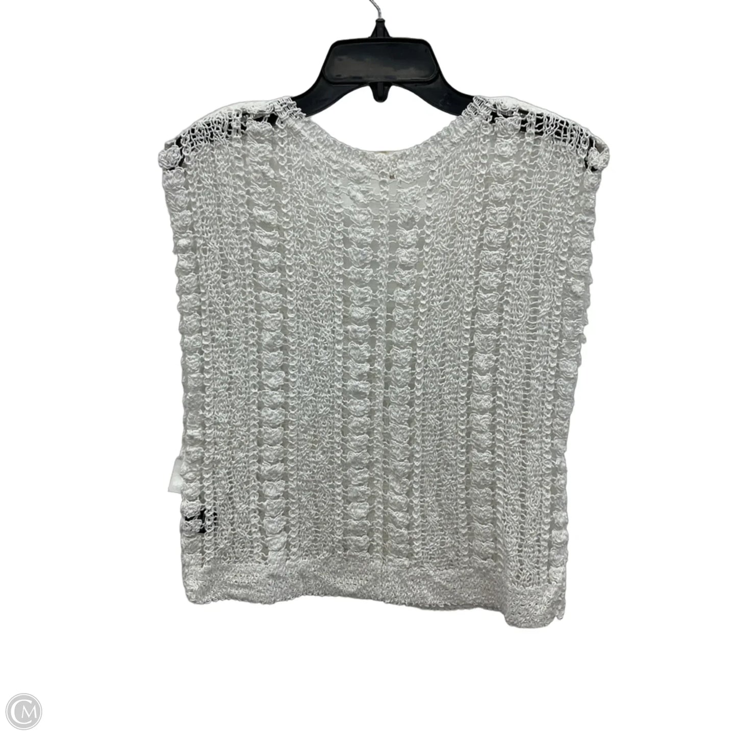 Top Short Sleeve By Pol In White, Size: Osfm