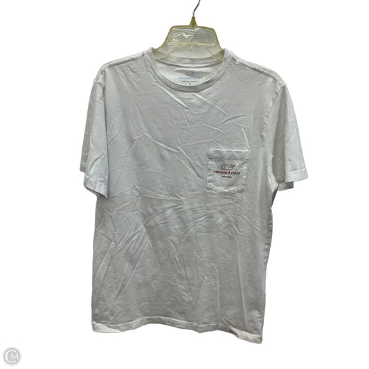 Top Short Sleeve By Vineyard Vines In White, Size: S