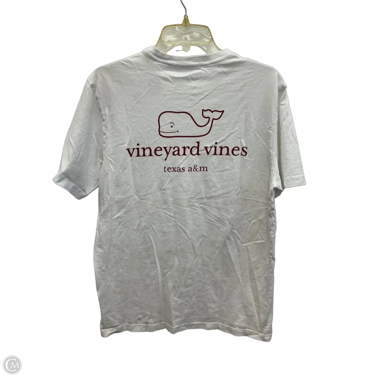 Top Short Sleeve By Vineyard Vines In White, Size: S