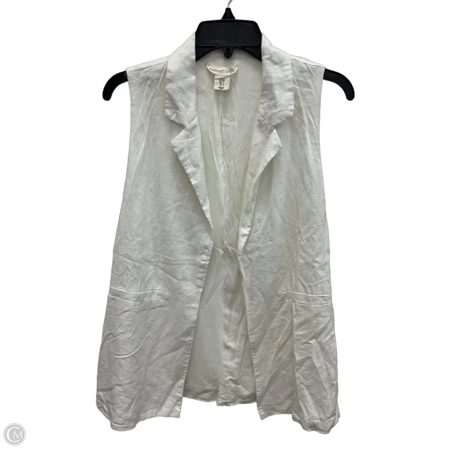 Vest Other By Happily Grey In White, Size: S