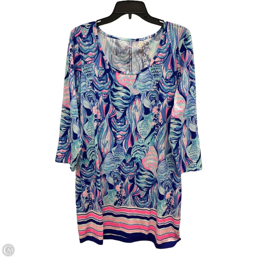 Dress Casual Short By Lilly Pulitzer In Blue, Size: Xl