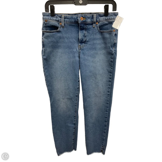 Jeans Straight By Talbots In Blue Denim, Size: 6p