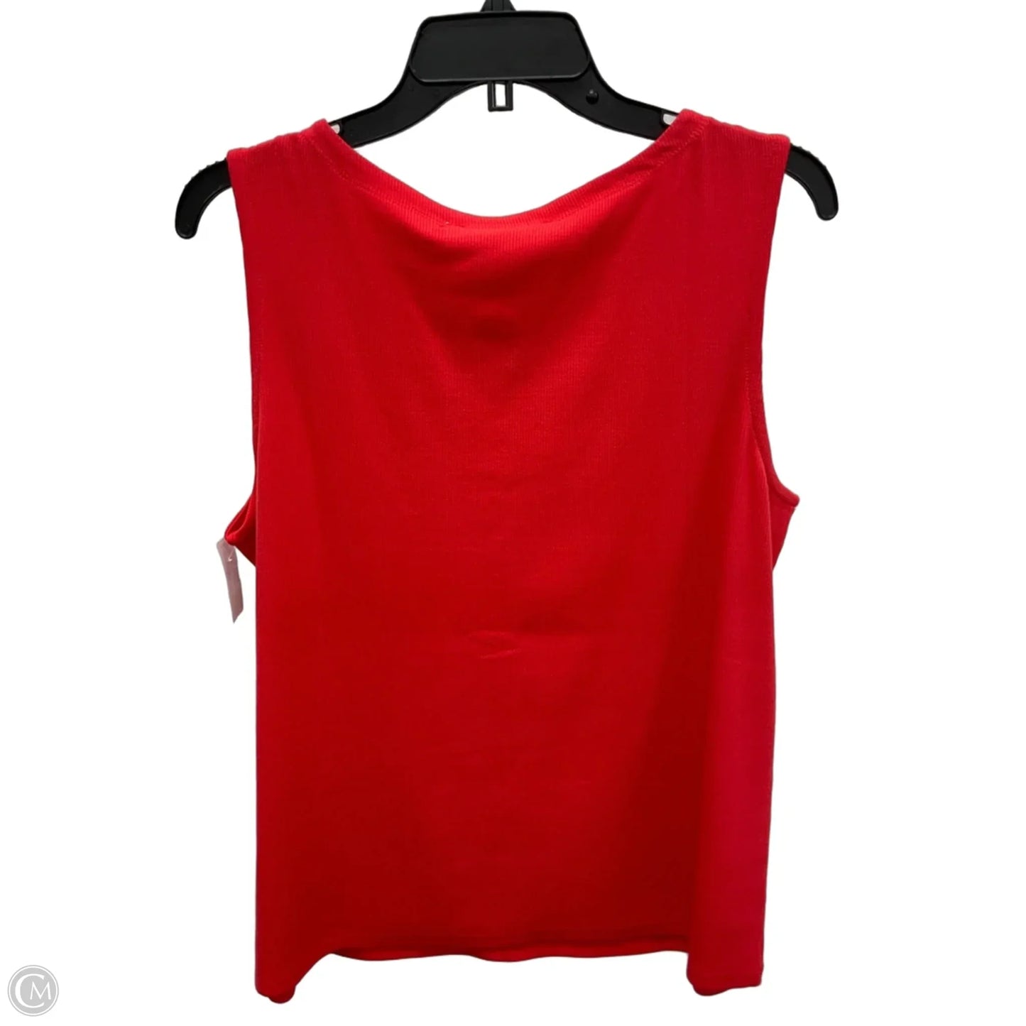 Top Sleeveless By Chelsea And Theodore In Red, Size: 1x