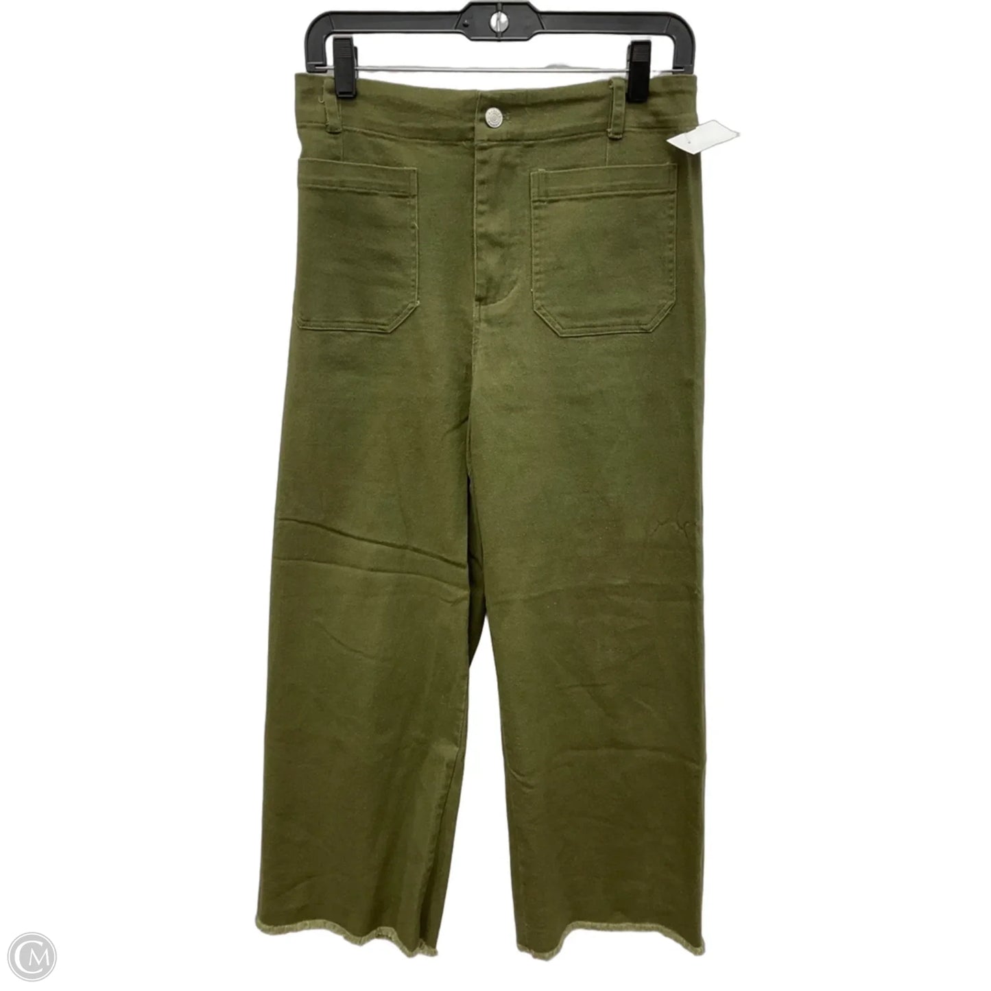 Pants Wide Leg By Ee Some In Green, Size: S