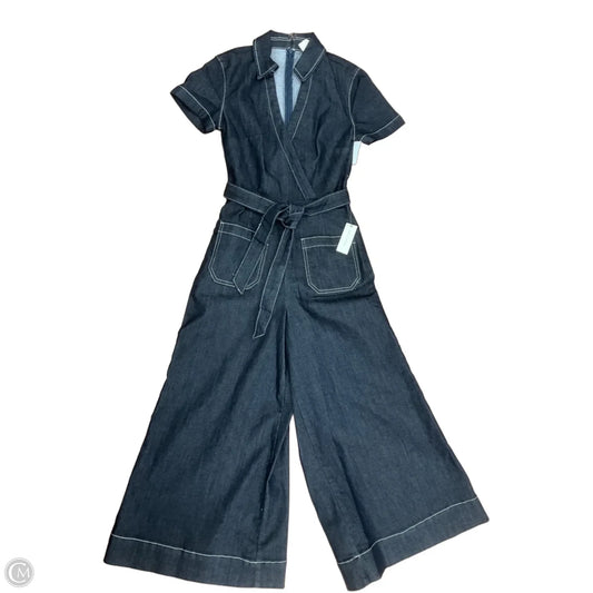 Jumpsuit By Maeve In Blue Denim, Size: 2