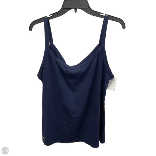 Top Sleeveless By Lilly Pulitzer In Navy, Size: Xl