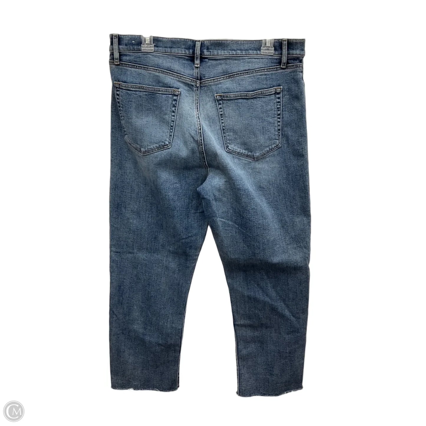 Jeans Straight By Loft In Blue Denim, Size: 12