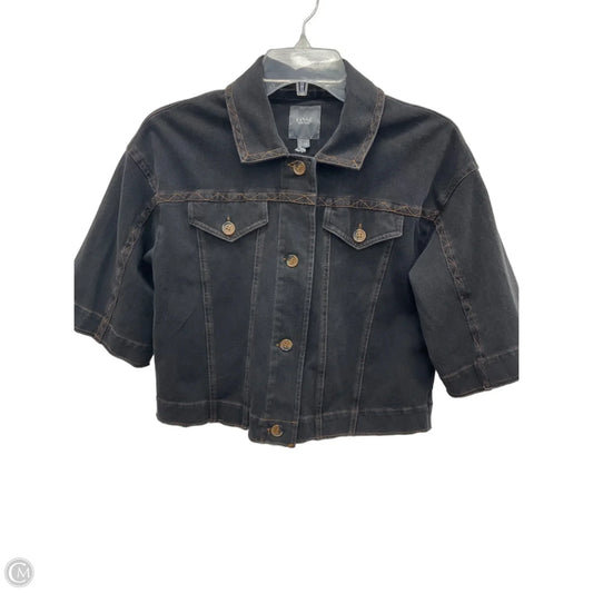 Top Short Sleeve By Lysse In Blue Denim, Size: S