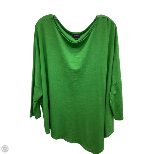 Top 3/4 Sleeve By J. Jill In Green, Size: L