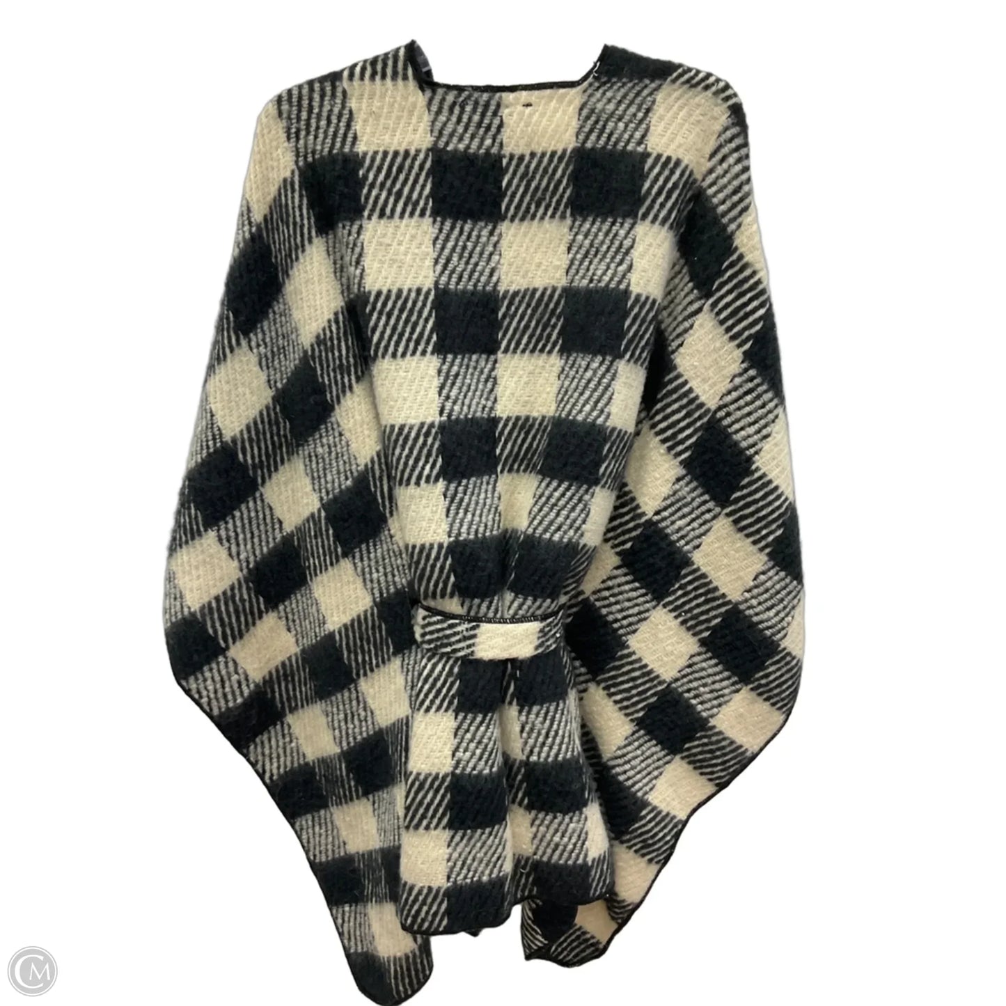 Shawl By Vince Camuto In Plaid Pattern, Size: Osfm