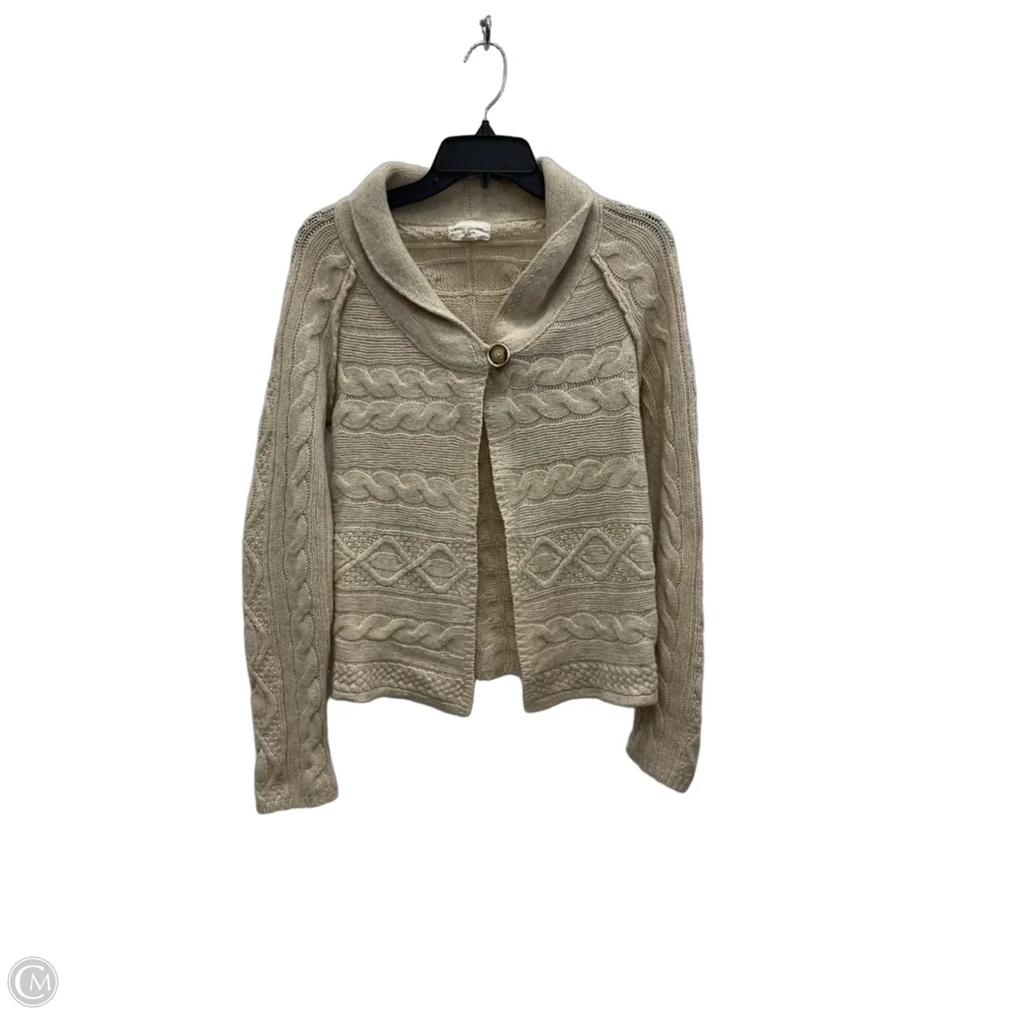 Cardigan By Banana Republic In Tan, Size: M