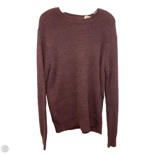 Top Long Sleeve By Liverpool In Maroon, Size: L