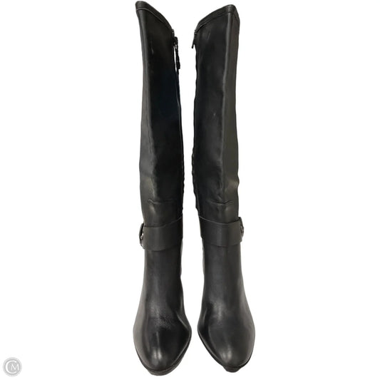 Boots Mid-calf Heels By Antonio Melani In Black, Size: 9