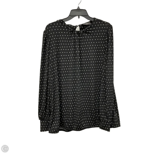Top Long Sleeve By Lane Bryant In Black, Size: 1x
