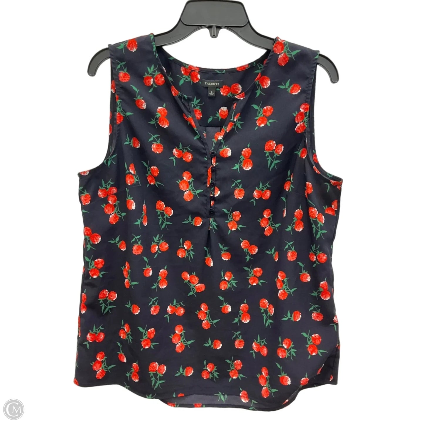 Top Sleeveless By Talbots In Red, Size: L