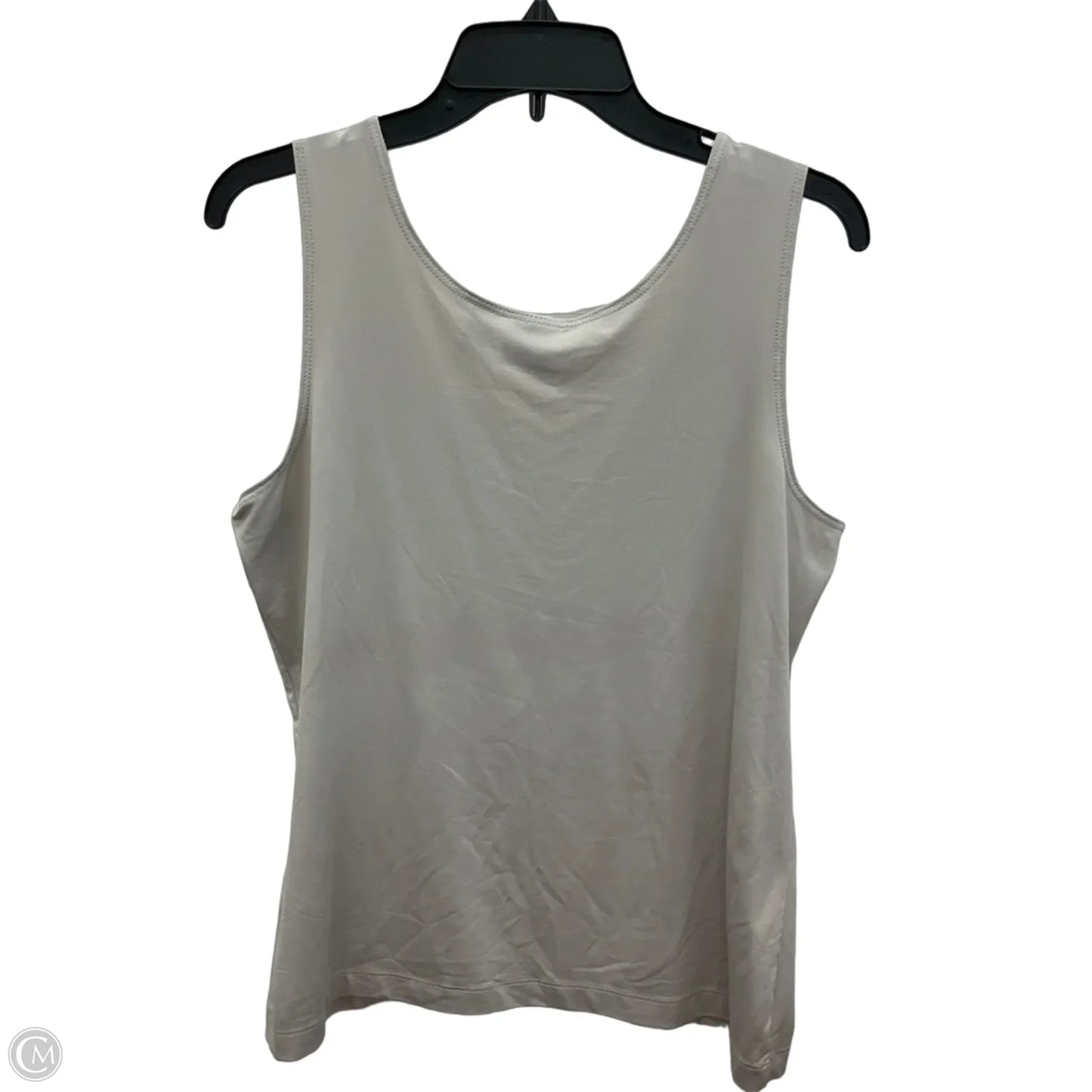 Top Sleeveless Basic By Chicos In White, Size: L