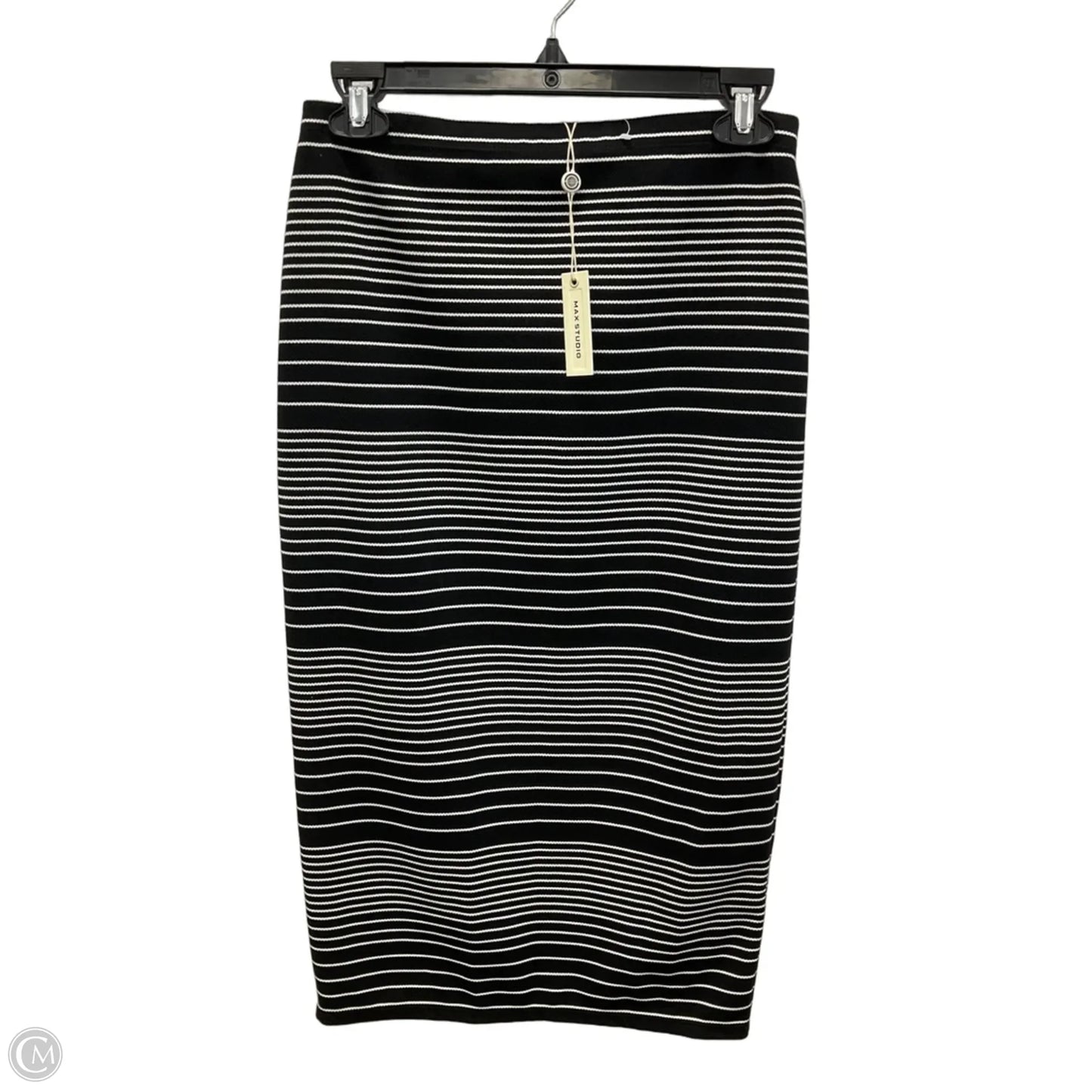 Skirt Midi By Max Studio In Striped Pattern, Size: S