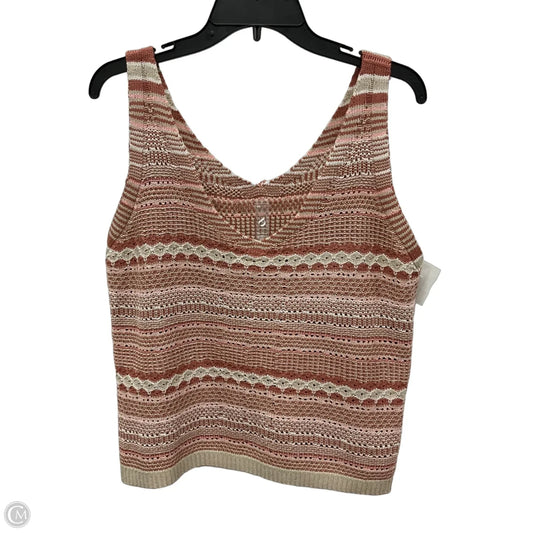 Top Sleeveless By Lou And Grey In Red, Size: L