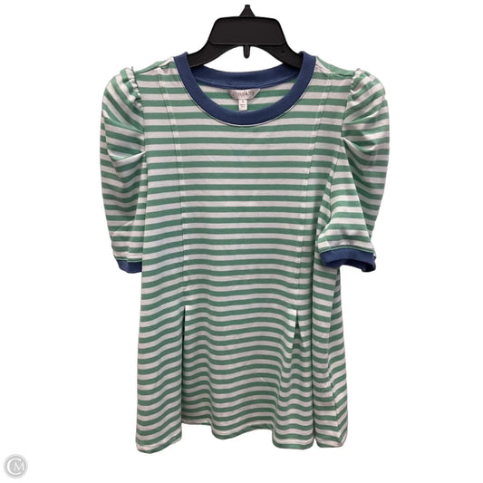 Top Short Sleeve By Crown And Ivy In Green, Size: S