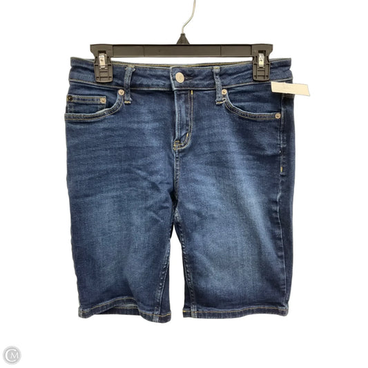 Shorts By Calvin Klein In Blue Denim, Size: 4