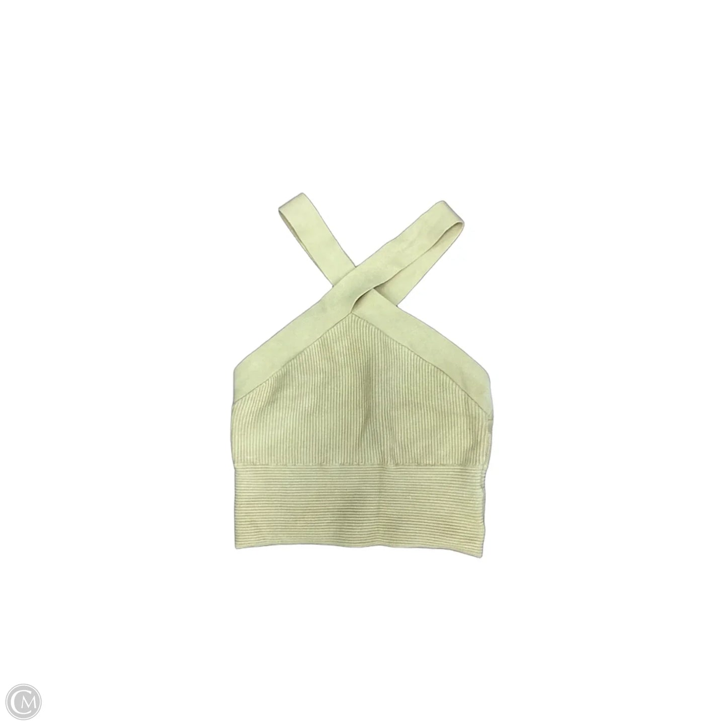 Top Sleeveless By Abercrombie And Fitch In Yellow, Size: M