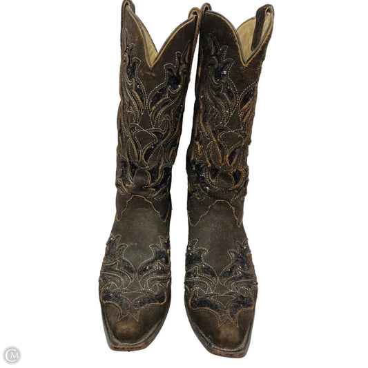 Boots Western By Corral In Brown, Size: 8.5