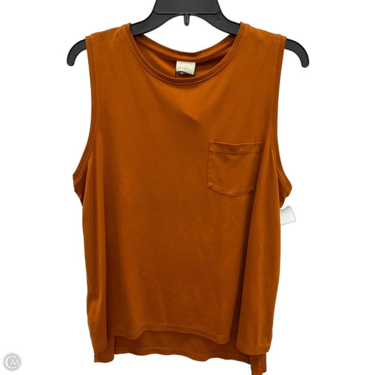 Top Sleeveless By A New Day In Orange, Size: Xl