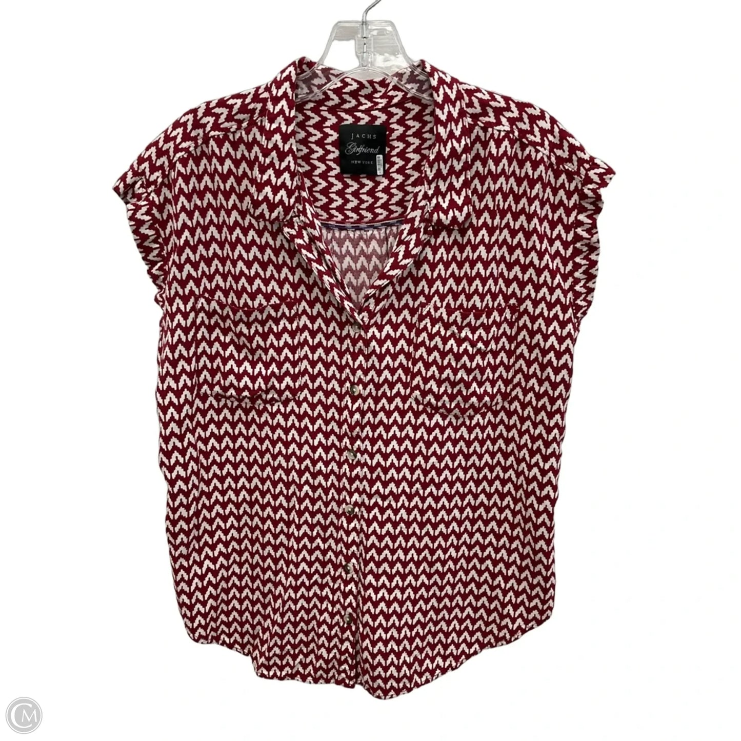 Top Sleeveless By Jachs Girlfirend In Red, Size: L