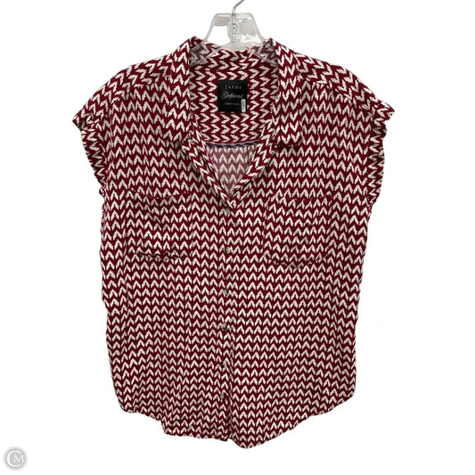 Top Sleeveless By Jachs Girlfirend In Red, Size: L