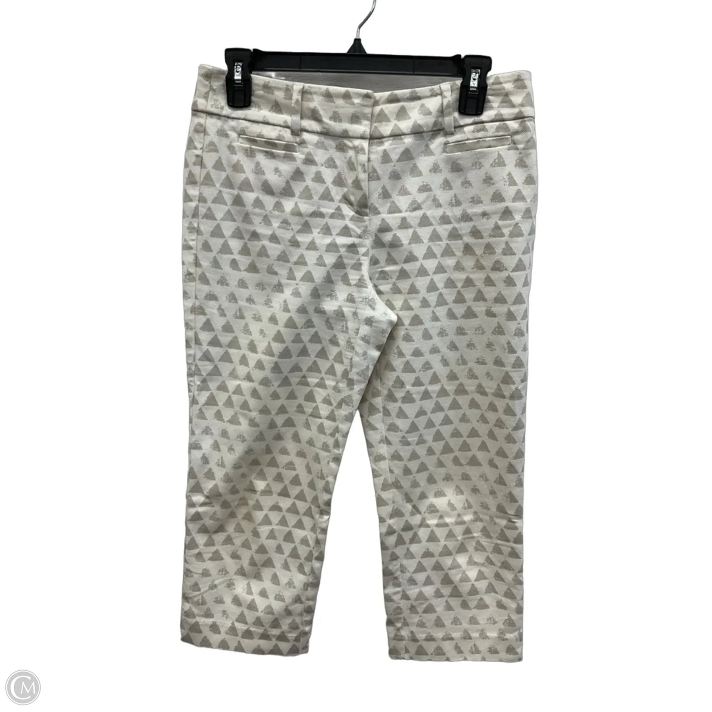 Capris By Loft In Cream, Size: 4p