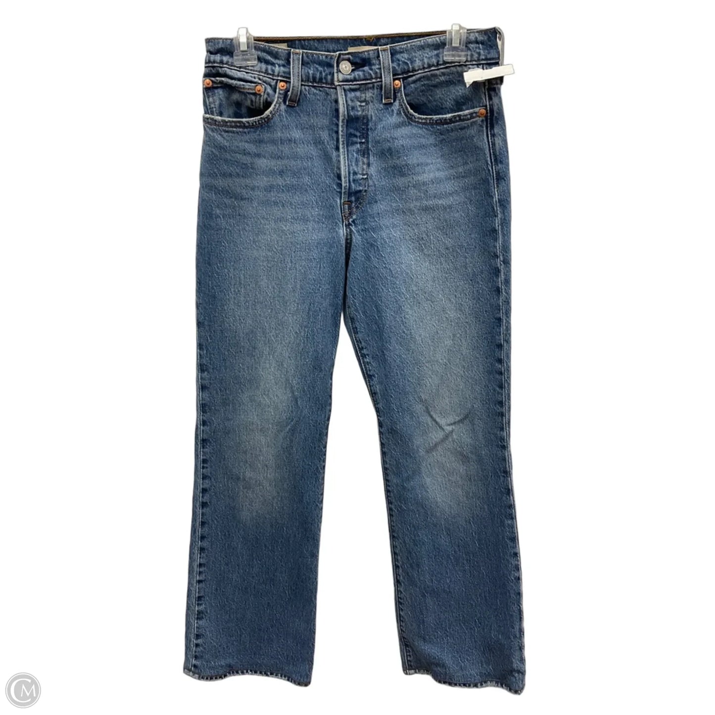 Jeans Wide Leg By Levis In Blue Denim, Size: 6