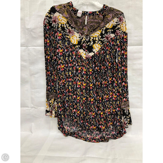 Top Long Sleeve By Free People In Multi-colored, Size: S
