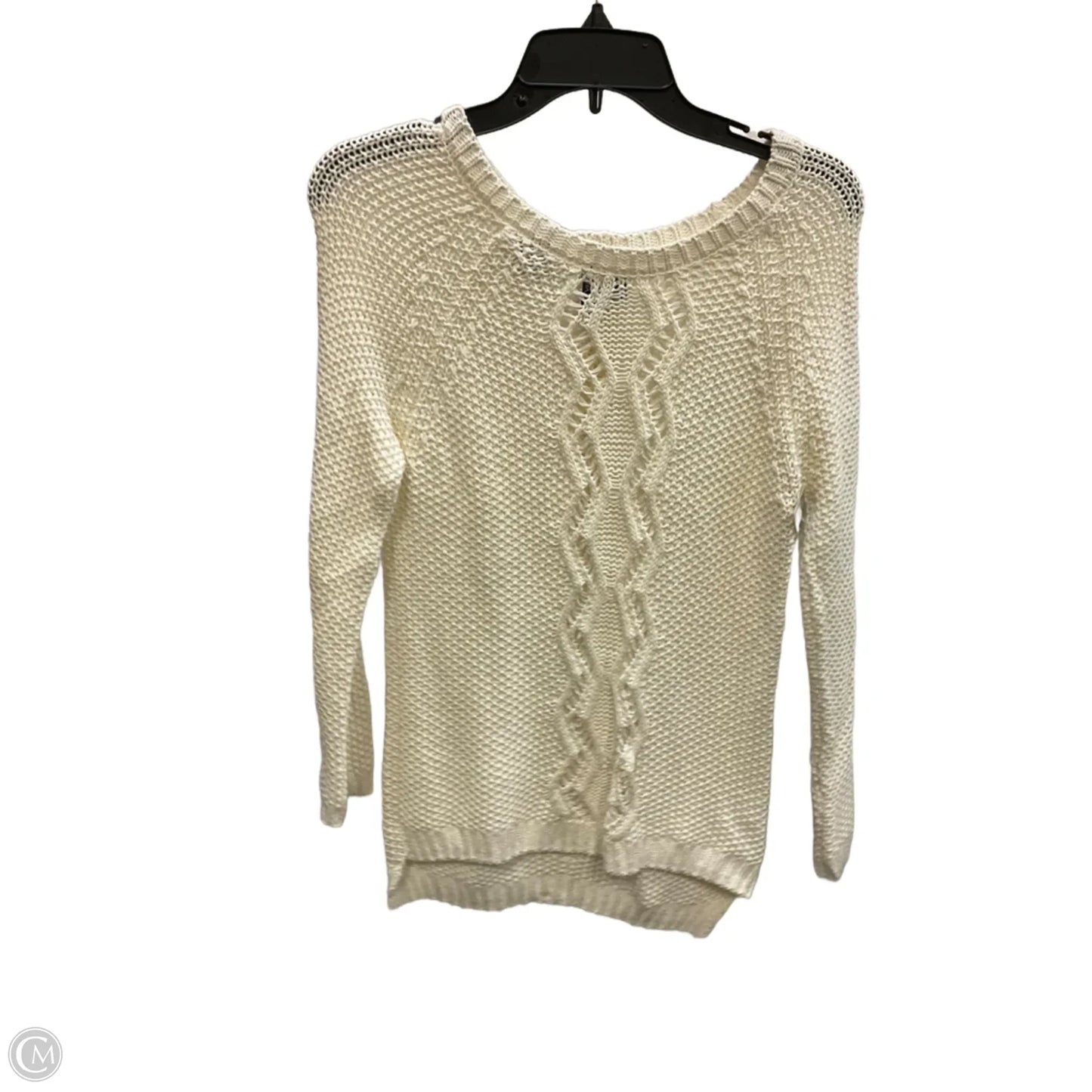 Sweater By Cynthia Rowley In Cream, Size: Xs